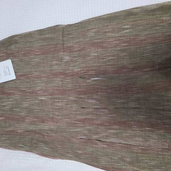 BASSIKE STRIPE GAUZE PLEAT SKIRT NWT - Picture 4 of 5